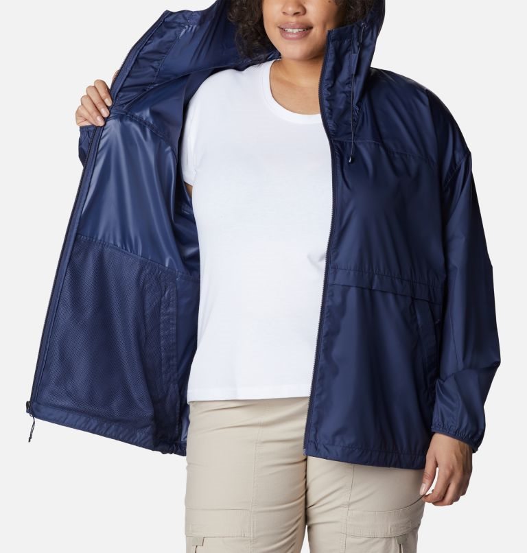 Columbia Alpine Chill Windbreaker Jakke Dame Marineblå | Plus Size 07841F